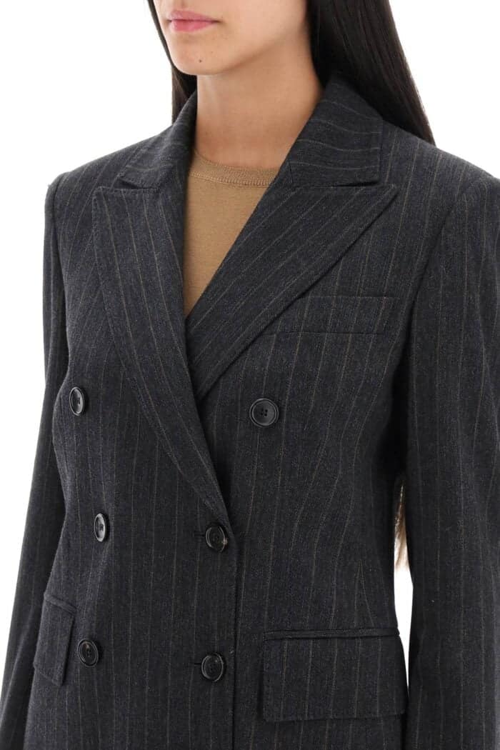 MAX MARA Ofride Pinstripe Jersey Blazer