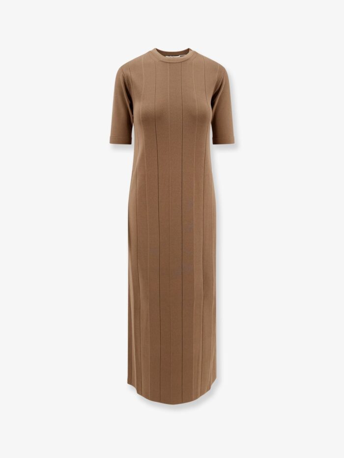 Max Mara Orafo Viscose Blend Midi Dress