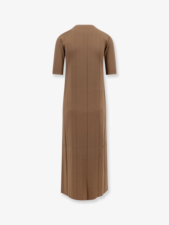 Max Mara Orafo Viscose Blend Midi Dress