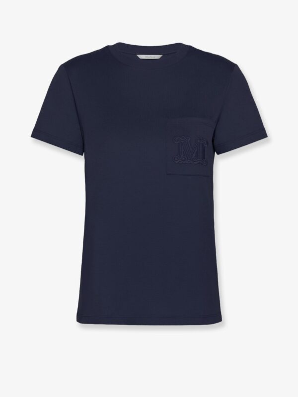 Max Mara Papaia Cotton T-shirt With Monogram