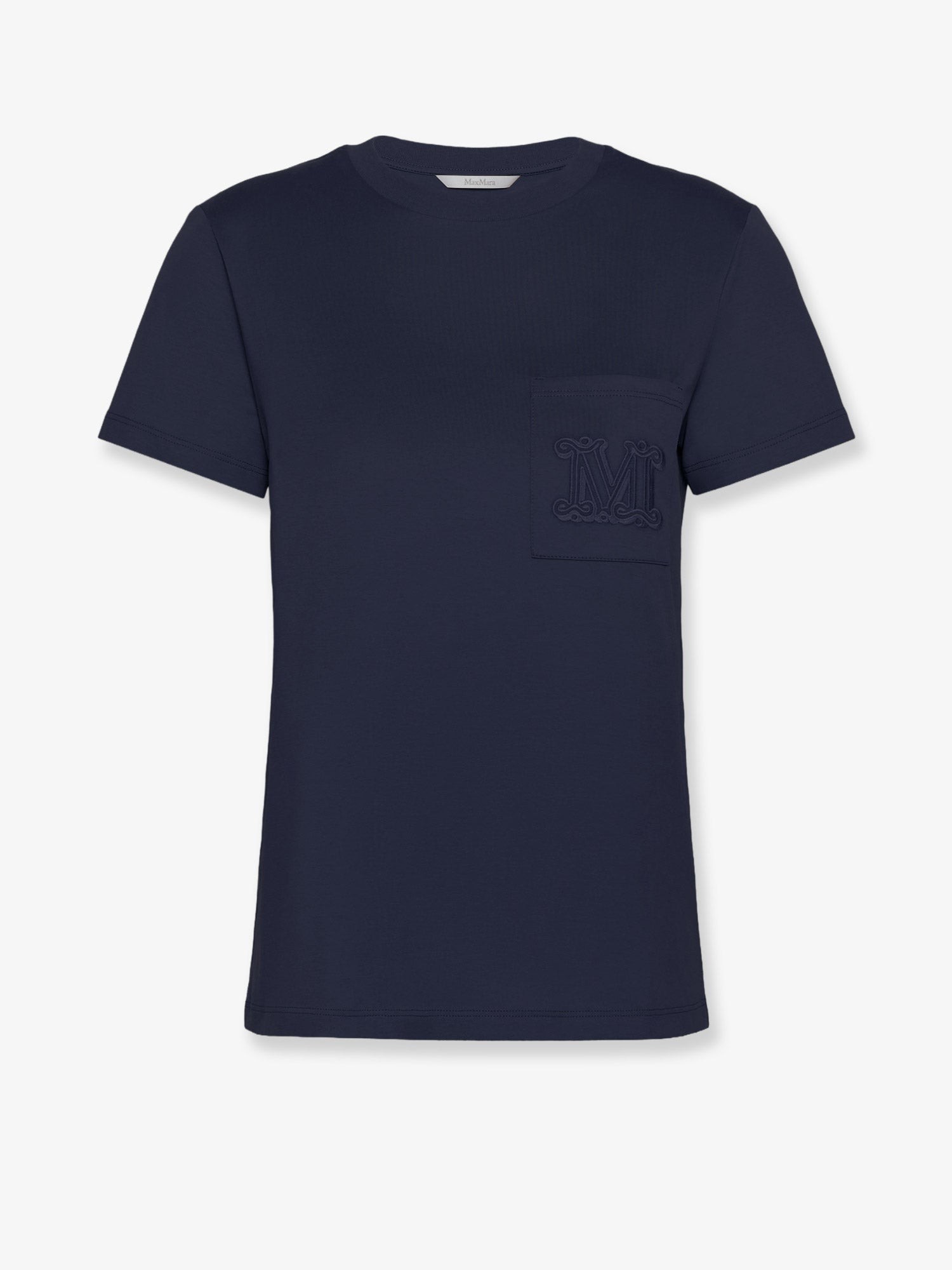 Max Mara Papaia Cotton T-shirt With Monogram