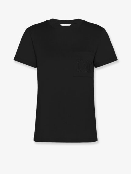Max Mara Papaia Cotton T-shirt With Monogram