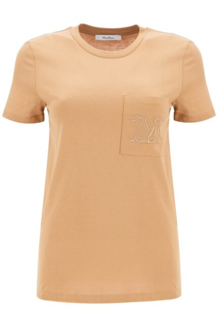 MAX MARA 'papaya' Embroidered Pocket