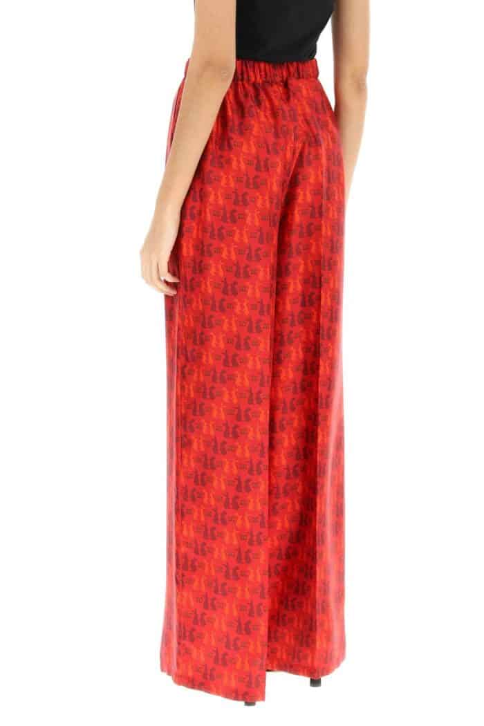 Max Mara Printed Silk Pyjamas Pants