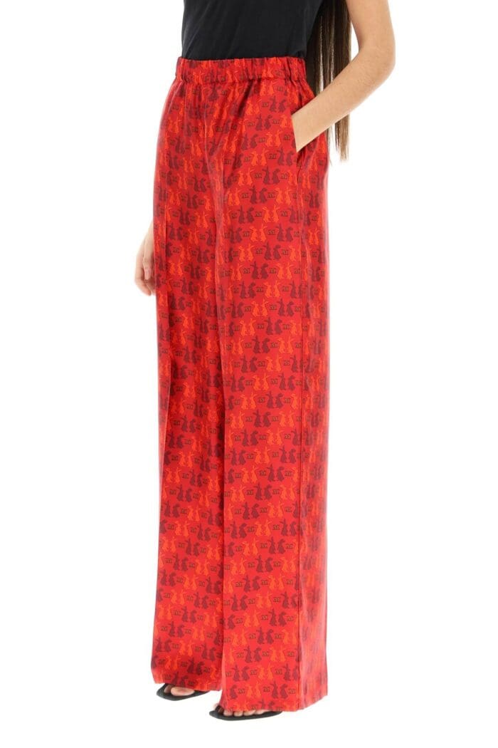 Max Mara Printed Silk Pyjamas Pants