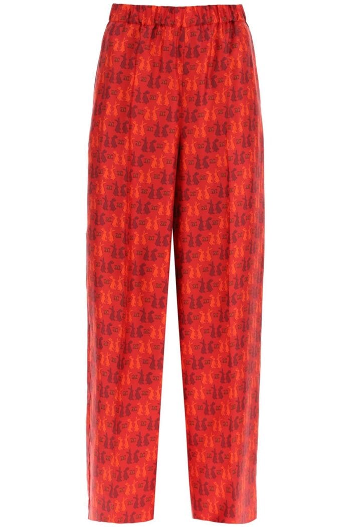 Max Mara Printed Silk Pyjamas Pants