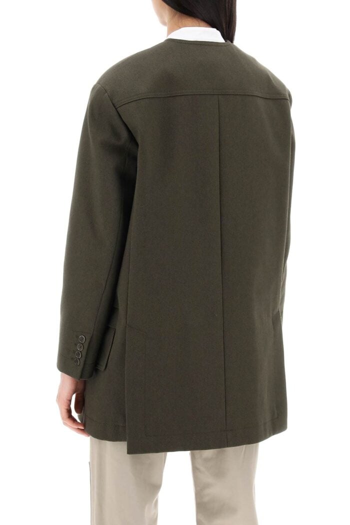 MAX MARA Recital Midi Round Neck Jacket