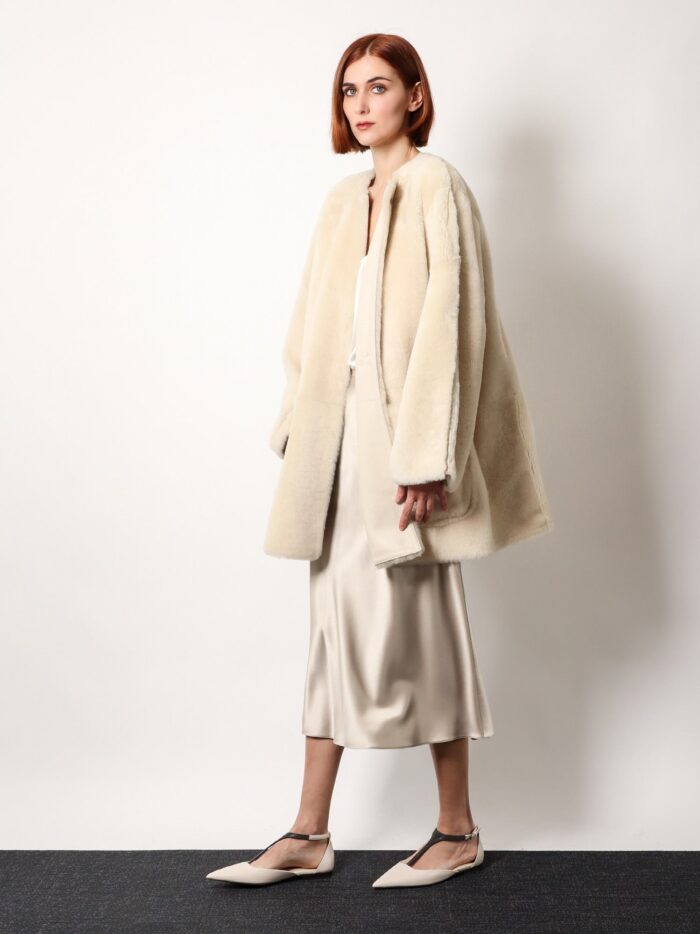 Max Mara Satin Longuette Skirt