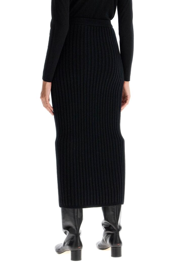 MAX MARA Seta Rib Knit Skirt