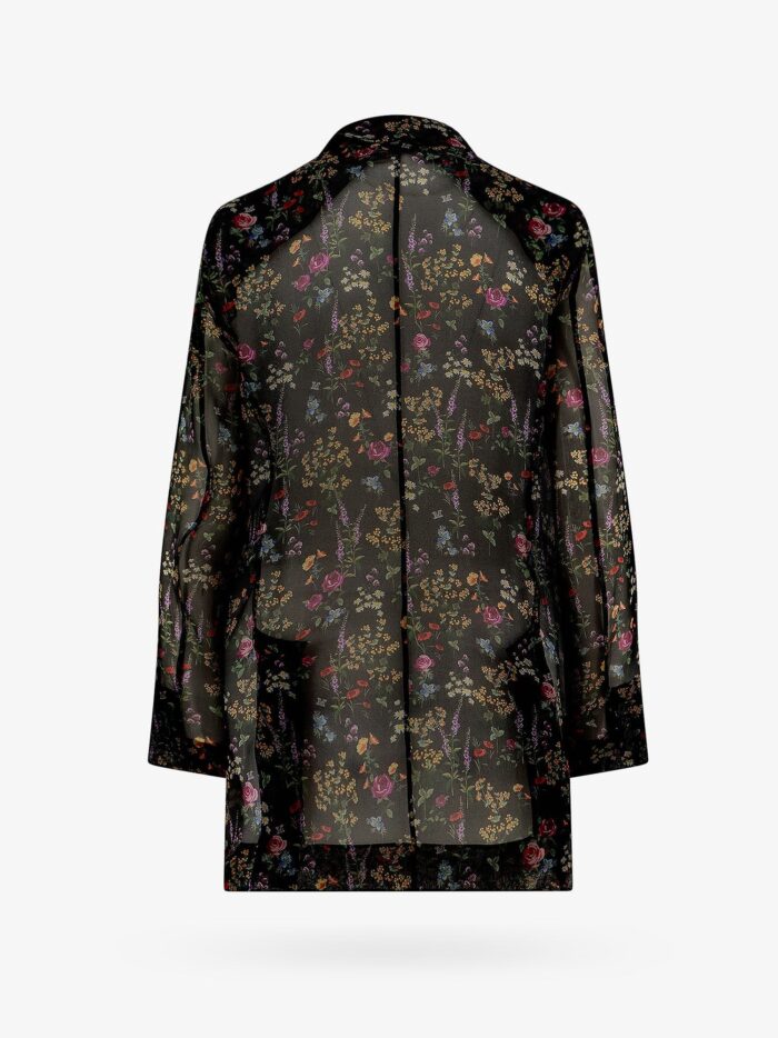 Max Mara Silk Blazer With Floral Print