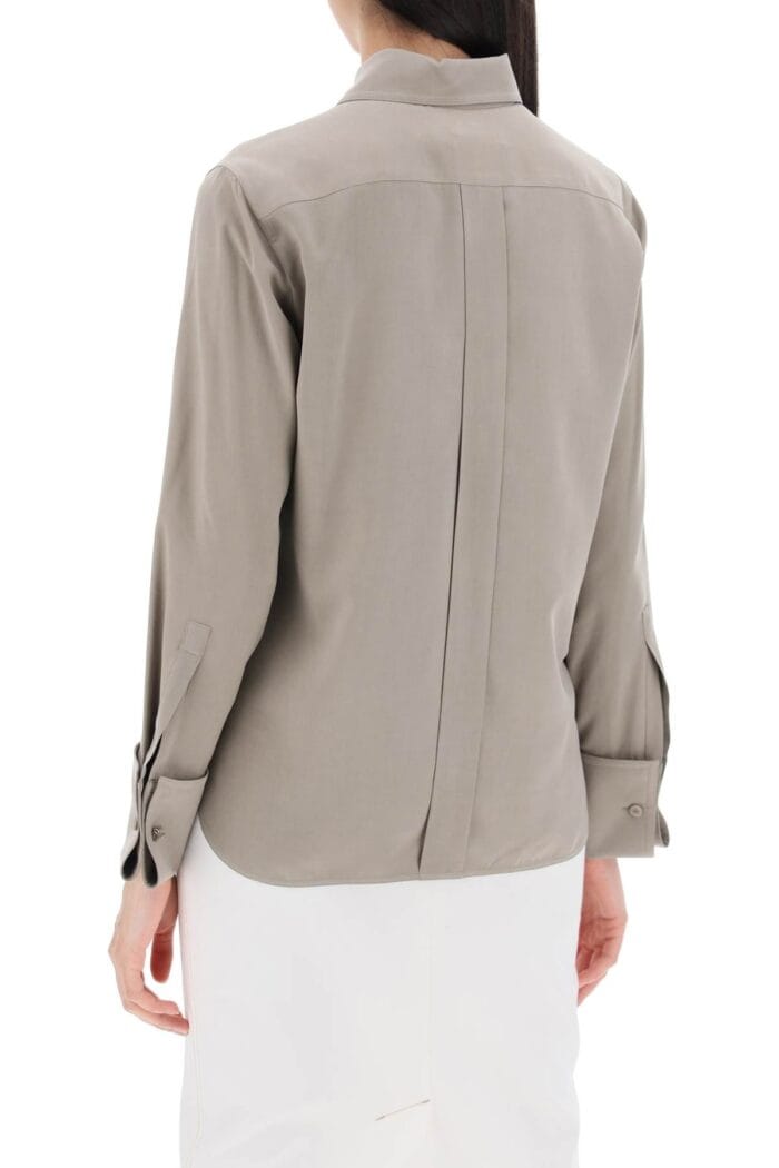 MAX MARA Silk Canvas Candia Shirt In