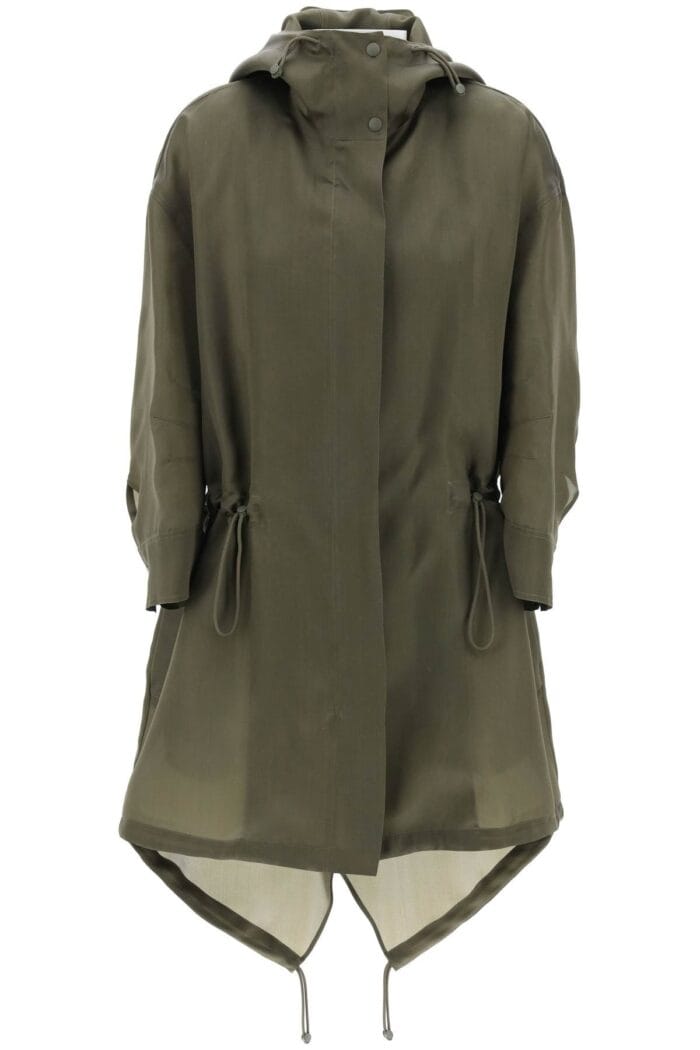 MAX MARA "silk Organza Tambuto Park