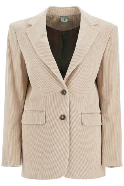 MAX MARA Single-breasted Corduroy Blazer