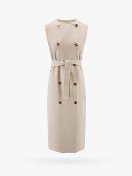 Max Mara Sleeveless Wool And Cashmere Coat