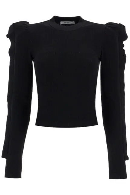 MAX MARA Stretch Pullover With Ruffle