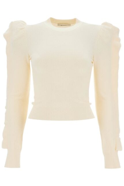 MAX MARA Stretch Pullover With Ruffle