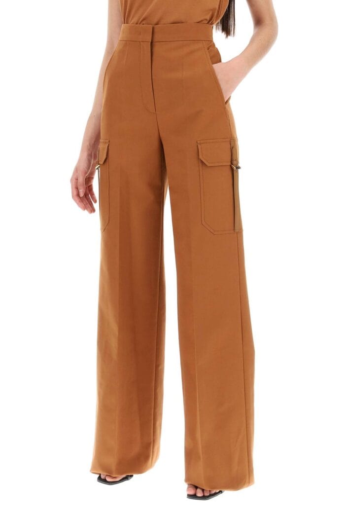 MAX MARA Stretch Satin Cargo Pants For Men/w