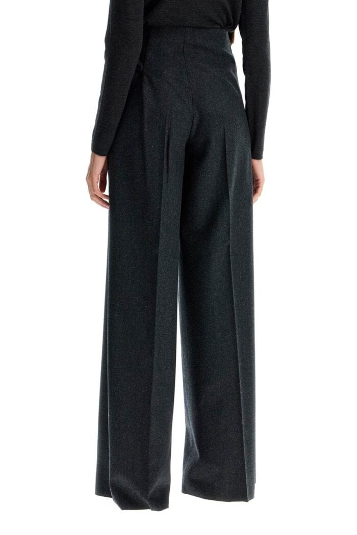 MAX MARA Stretch Wool Pants With Bow Detail