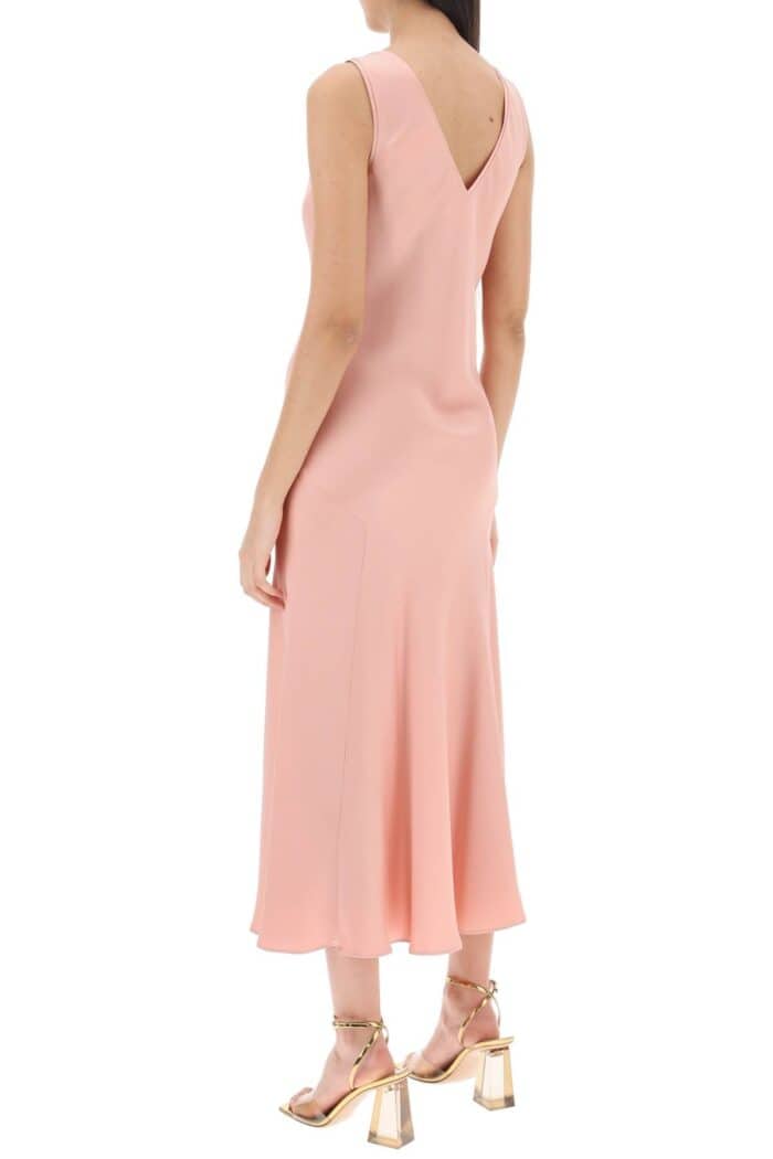 MAX MARA STUDIO Acqui Satin Midi Dress