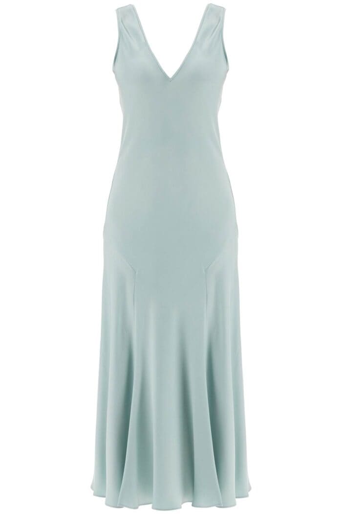 MAX MARA STUDIO Acqui Satin Midi Dress