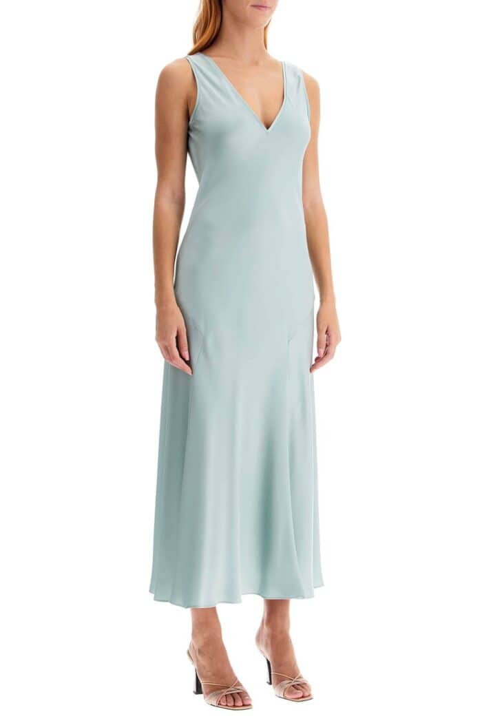 MAX MARA STUDIO Acqui Satin Midi Dress