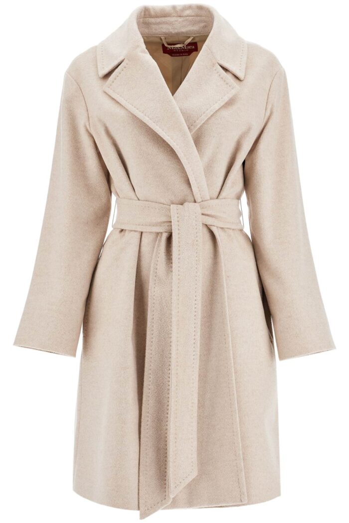 MAX MARA STUDIO Cashmere Robe Coat With Wraparound