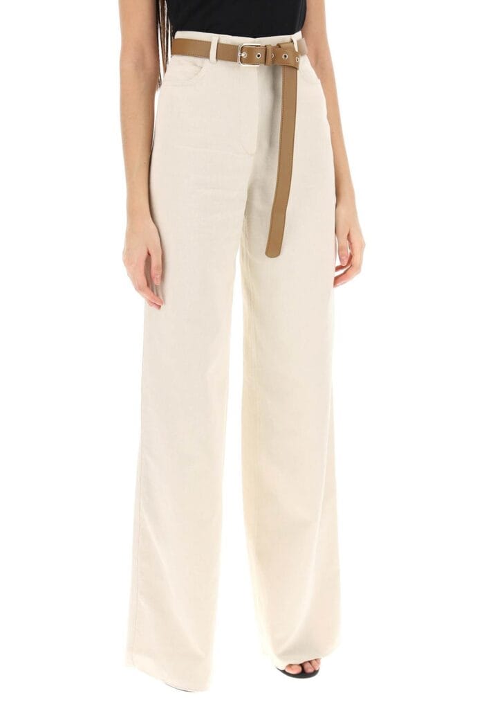 MAX MARA STUDIO Cobalto Wide Leg Pants