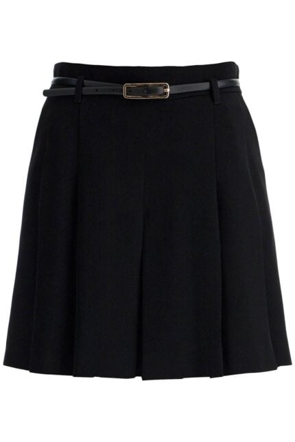 MAX MARA STUDIO Pleated Mini Skirt With