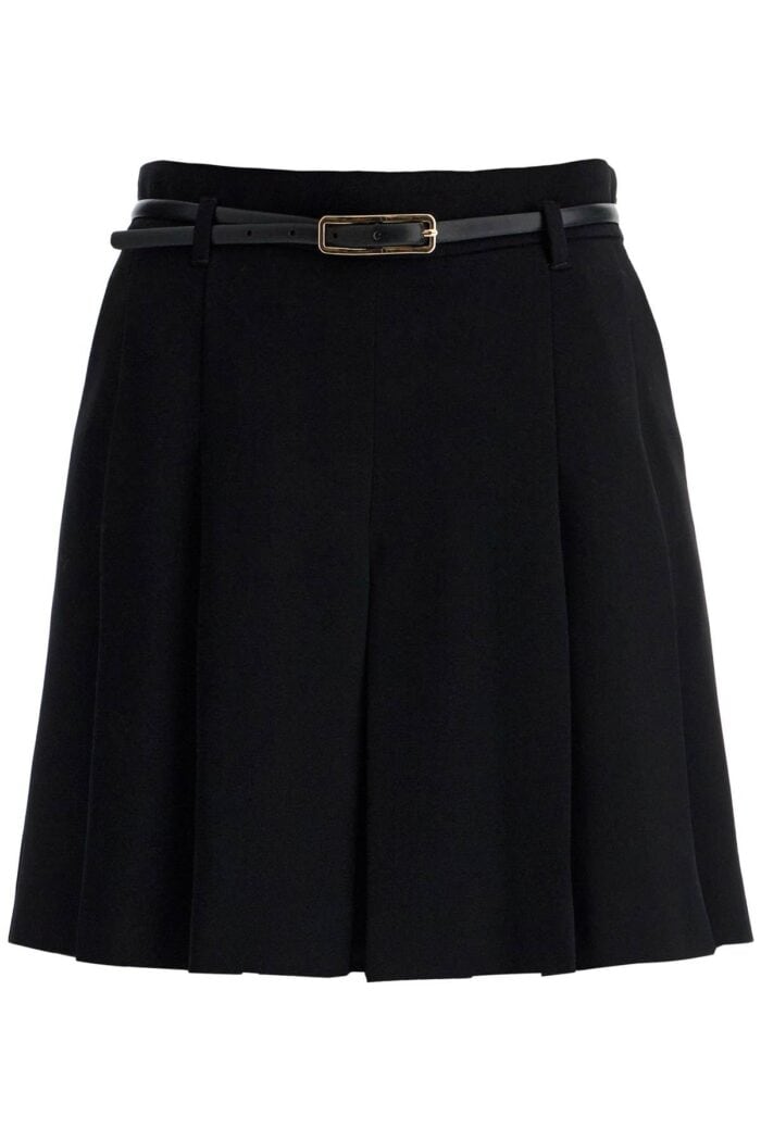 MAX MARA STUDIO Pleated Mini Skirt With
