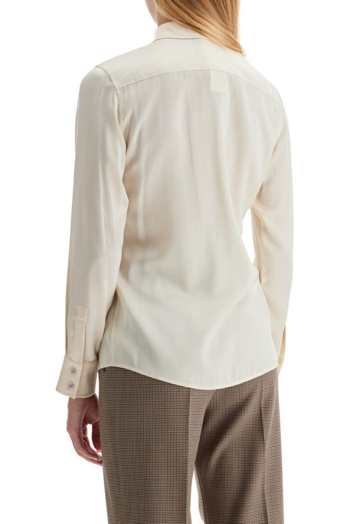 MAX MARA STUDIO 'satin 'baden' Silk Shirt