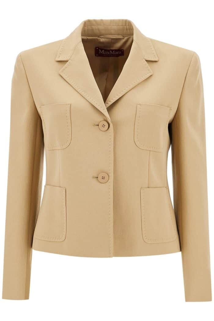 MAX MARA STUDIO Single-breasted Canvas Jacket In '