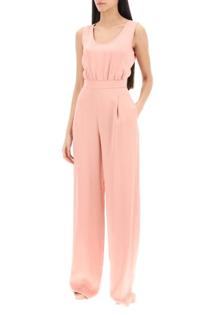 MAX MARA STUDIO Tropea Satin Jumpsuit