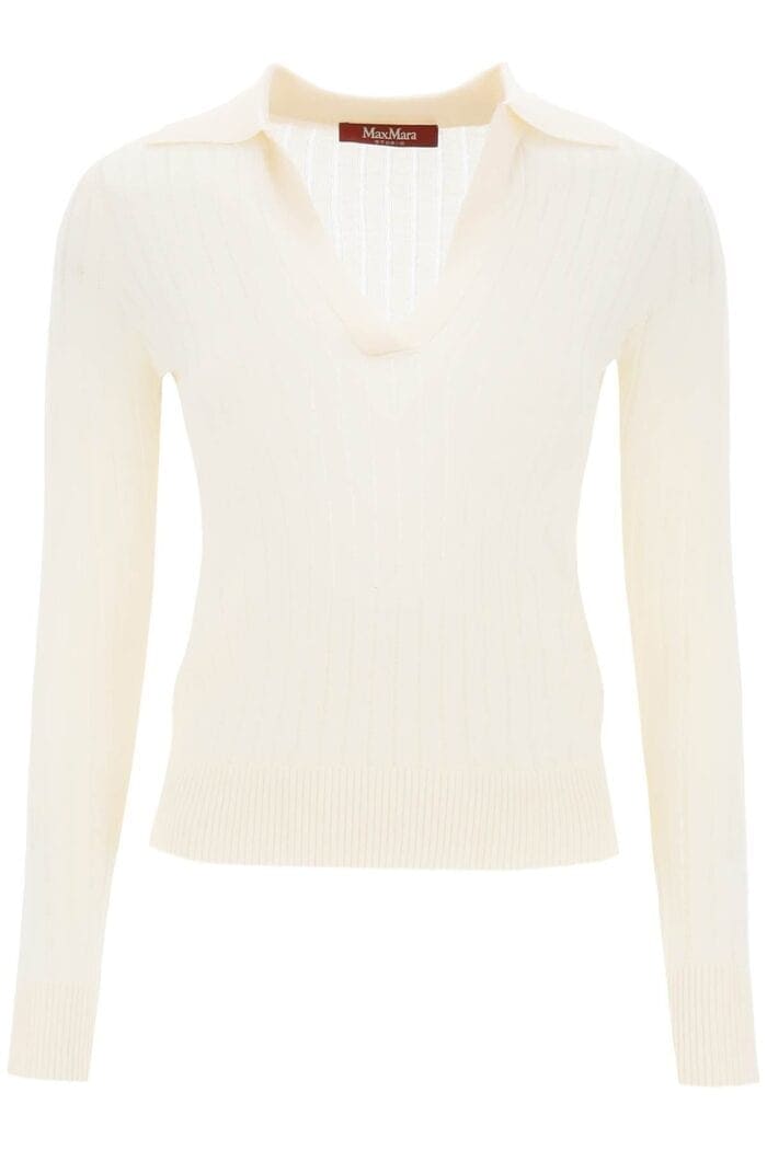 MAX MARA STUDIO Wool And Silk Knit Pullover