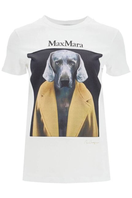 MAX MARA T-shirt With Wegman Print