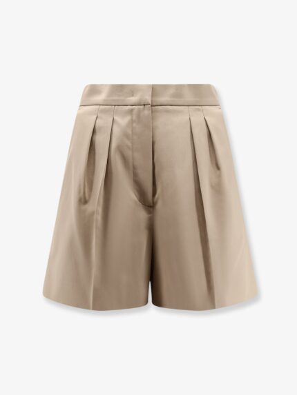 Max Mara Tabacco Stretch Cotton Shorts