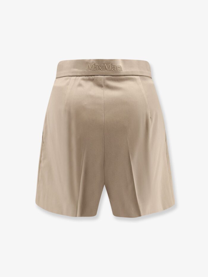 Max Mara Tabacco Stretch Cotton Shorts