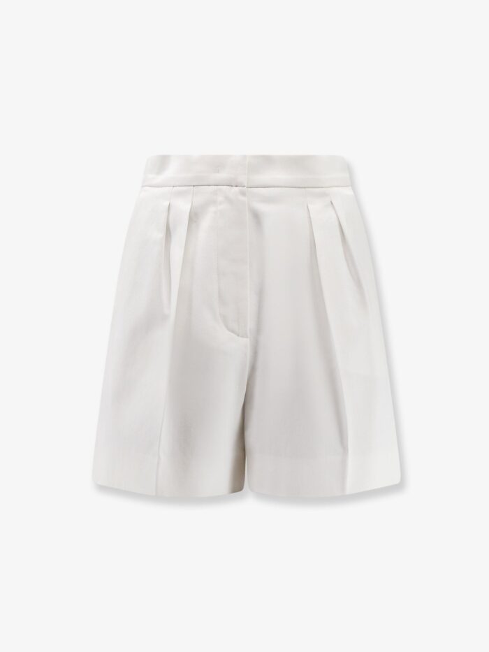 Max Mara Tabacco Stretch Cotton Shorts