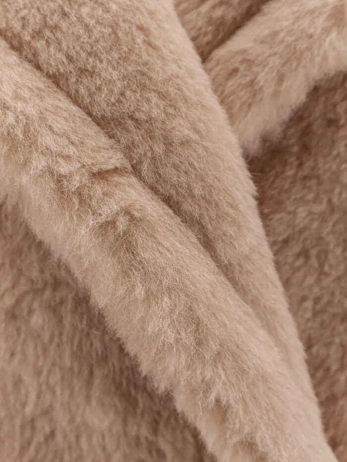 Max Mara Tedgirl Alpaca And Virgin Wool Fur Coat