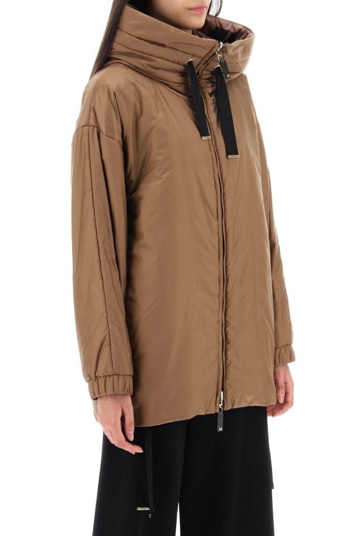 Max Mara The Cube 'greenlo' Reversible Jacket With Cameluxe Padding