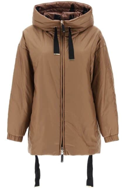 Max Mara The Cube 'greenlo' Reversible Jacket With Cameluxe Padding