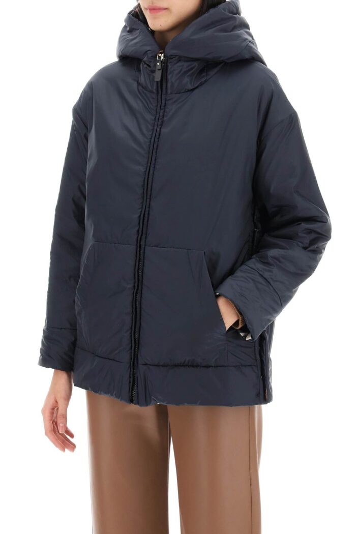 MAX MARA THE CUBE Maxi Reversible Windbreaker Jacket