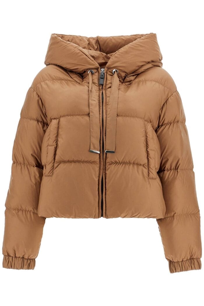 MAX MARA THE CUBE Short Hooded Down Jacket