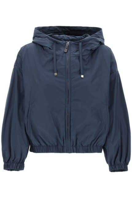 MAX MARA THE CUBE Technical Taffeta Hooded Jacket