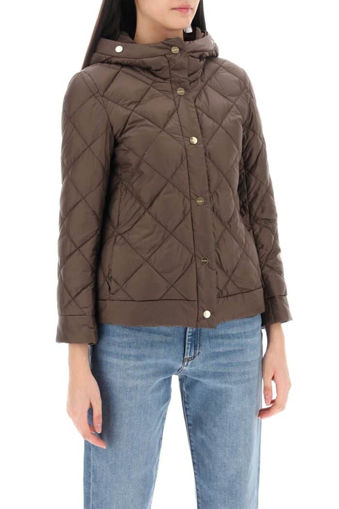 MAX MARA THE CUBE Water-proof Canvas Reversible Down Jacket