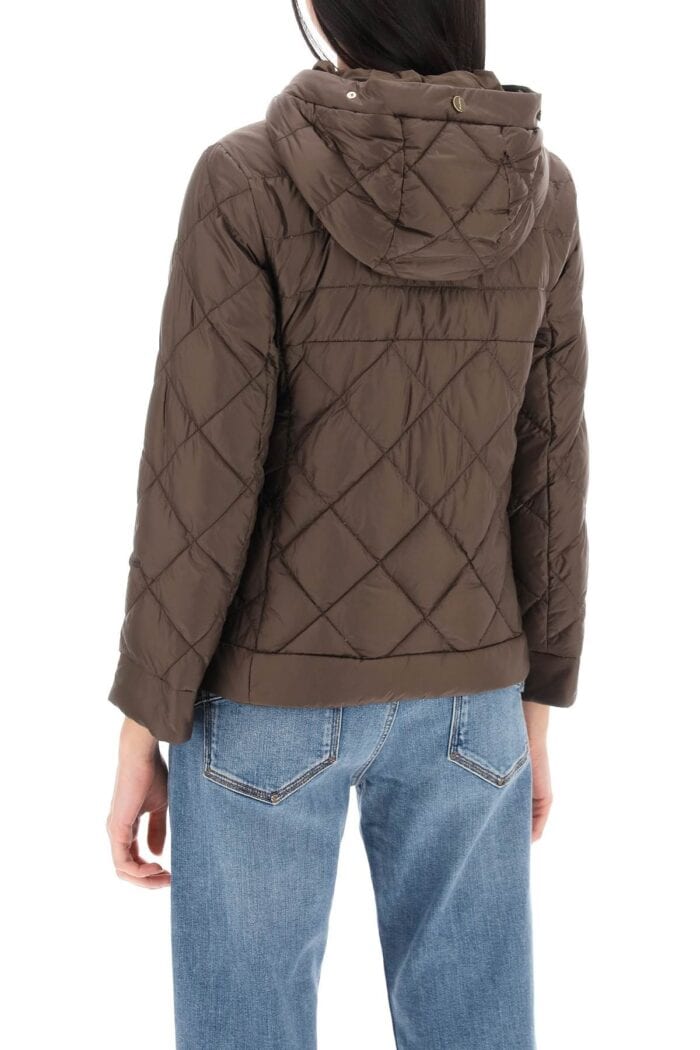 MAX MARA THE CUBE Water-proof Canvas Reversible Down Jacket