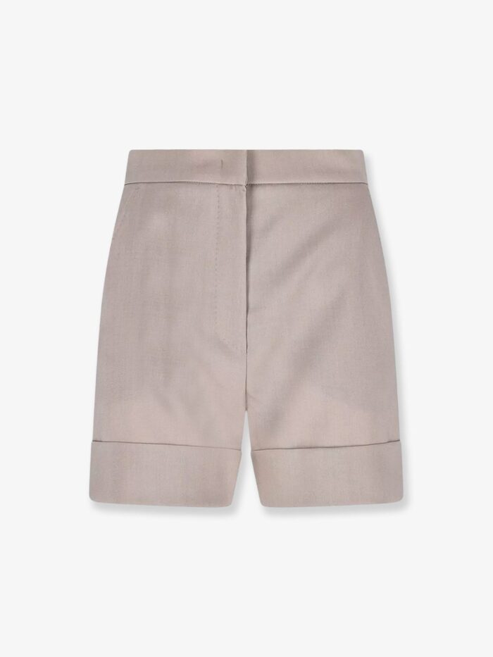 Max Mara Virgin Wool, Mohair And Wool Blend Bermuda Shorts