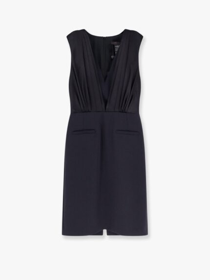 Max Mara Vittor Midi Dress With Silk Insert