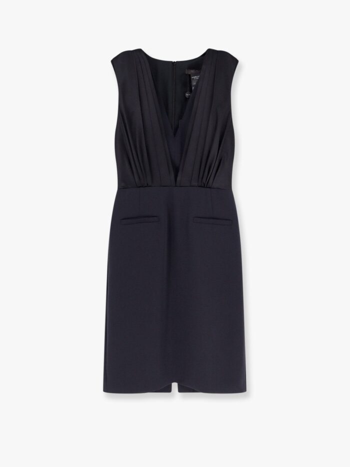 Max Mara Vittor Midi Dress With Silk Insert