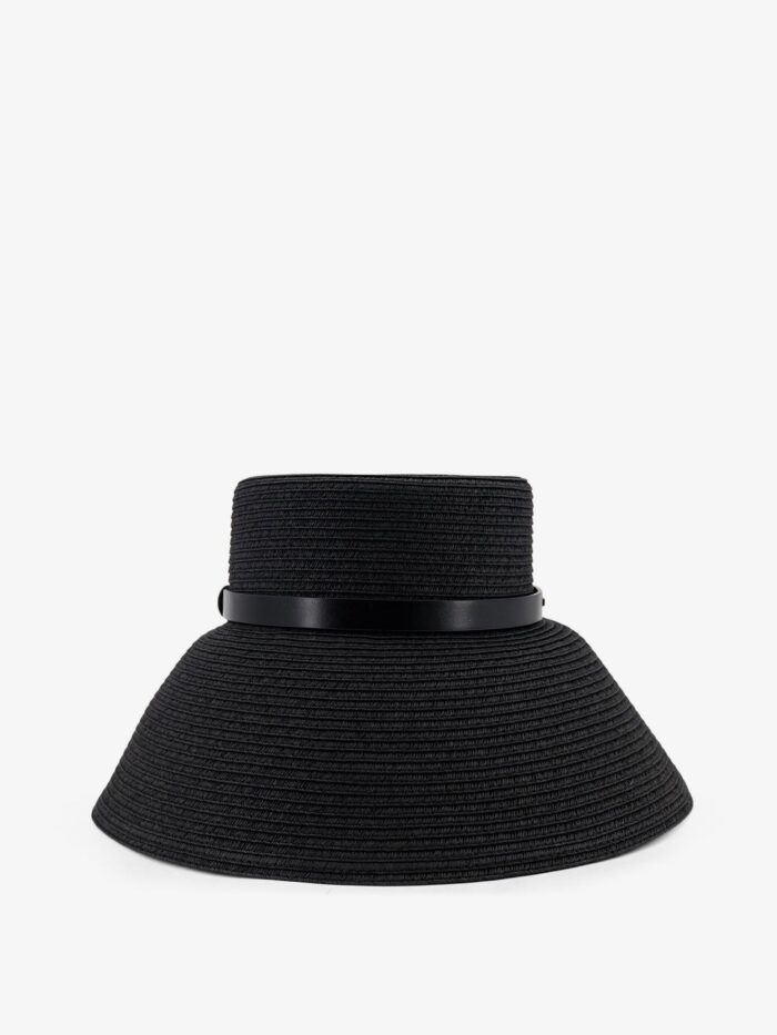 Max Mara Wide-brimmed Hat With Metal Logo On The Front