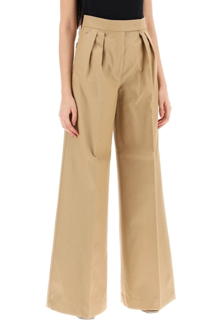 MAX MARA Wide Leg Cropped Pants